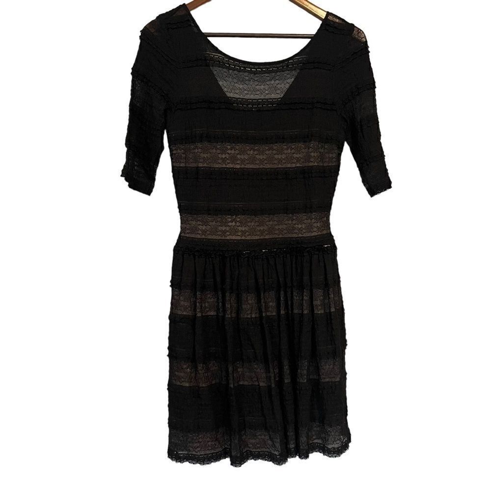 BCBG Black Lace Cocktail Dress
